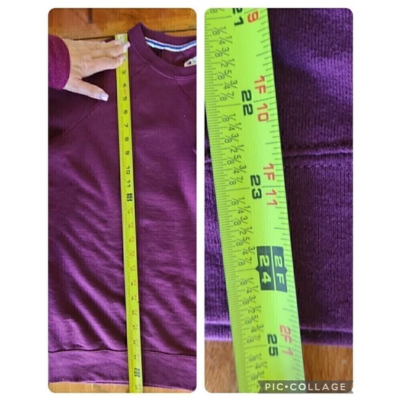 Champion Crew Neck Sweatshirt Women’s Large Purple Pullover Spell Out‎ Logo - Picture 10 of 10